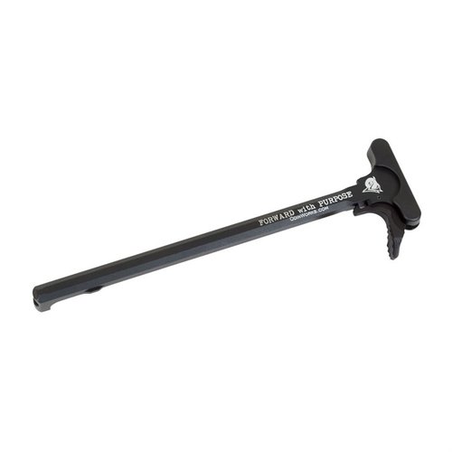 ODIN Works XCH Extended Charging Handle offers easy drop-in replacement for AR 308, ambidextrous design, extended latch for better grip and optic clearance.