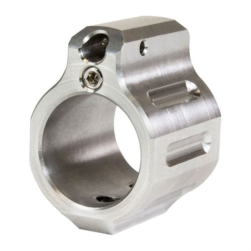 ODIN Works AR-15 low profile tunable gas block is made of stainless steel, fits .750 gas-block journals, and includes wrenches for easy adjustment.