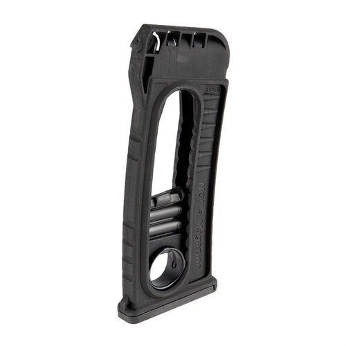 MA-Loader for AR-15 allows quick reloading from the ejection port without modifications, loading 10 rounds of 7.62 NATO or 5.56 NATO effortlessly.