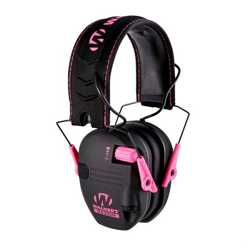 Walkers Razor Slim Electronic Muffs offer compact, foldable design, 23 dB sound reduction, Sound Activated Compression, and enhanced comfort for shooters.