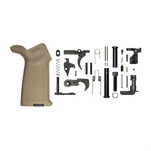 Upgrade your AR-308 build with Aero Precision's M5 Lower Parts Kit featuring a Magpul MOE grip, ensuring quality and performance in every shot.