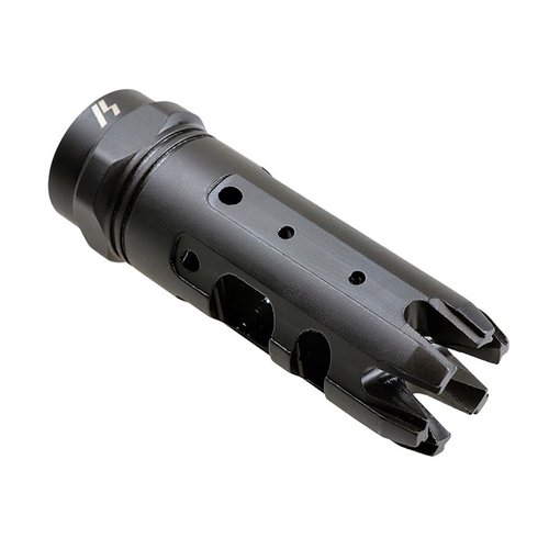 Strike Mini King Comp 9mm offers compact design, recoil mitigation, and standoff tines for enhanced performance and stability in 9mm carbines.