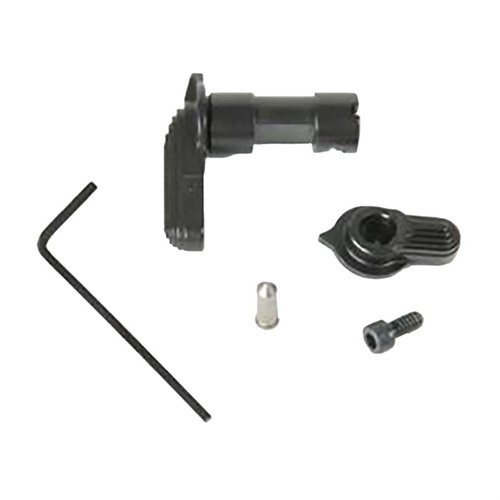 Geissele Posi-Lock Ambidextrous Safety offers a tactile 'Click!', easy access for both hands, and durable 400 Series stainless-steel for reliable performance.