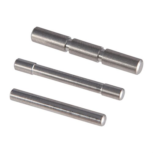 Upgrade your Glock® with Rival Arms frame pin sets in durable titanium or stainless steel, ensuring reliable performance and compatibility with various models.
