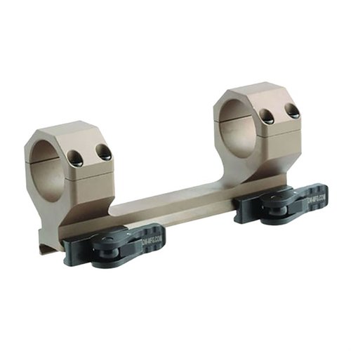 Lightweight 6061-T6 aluminum construction, 1.5" center-line height for 30mm rings, and QD Auto Lock Lever for secure mounting on AR-15 flattop rails.