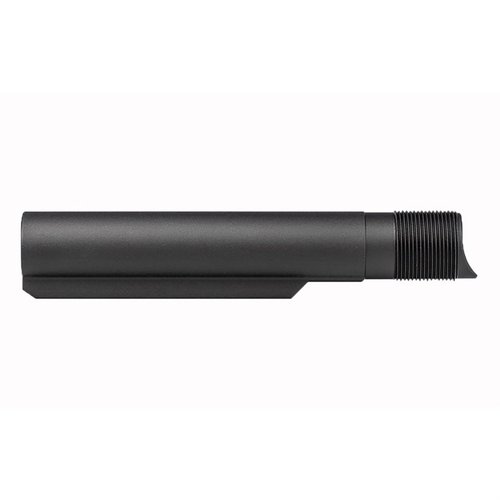 Aero Precision AR Enhanced Carbine Buffer Tube features Carrier Support Extensions for reduced wear, Position Guide Drain Holes for reliability, and easy installation.