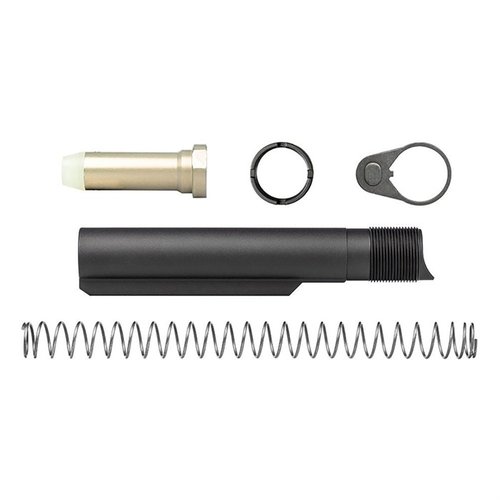Upgrade your AR .308 with the Enhanced Carbine Buffer Kit, featuring Carrier Support Extensions, Position Guide Drain Holes, and easy installation for reliable performance.