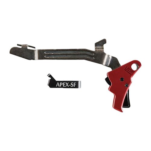 Upgrade your Glock Slimline with the Apex Action Enhancement Trigger Kit for smoother pulls, reduced travel, and a crisp break, enhancing your shooting experience.