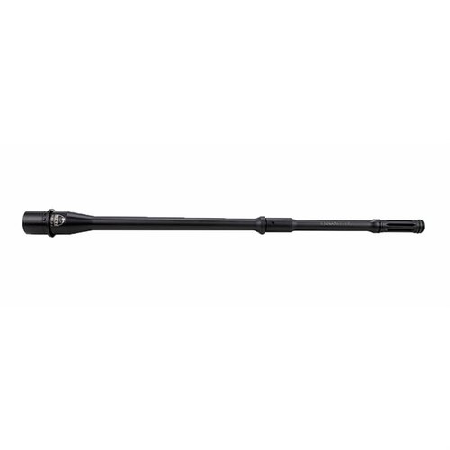Faxon's AR-15 16" 5.56 Pencil Barrel offers lightweight maneuverability, integral muzzle device for easy configuration changes, and a 1:8 twist for versatile shooting.