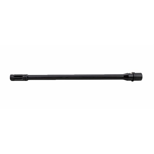 Faxon AR-15 9mm barrels offer maneuverability with a 16" length, integral muzzle device options, and Colt & Glock compatibility for versatile builds.