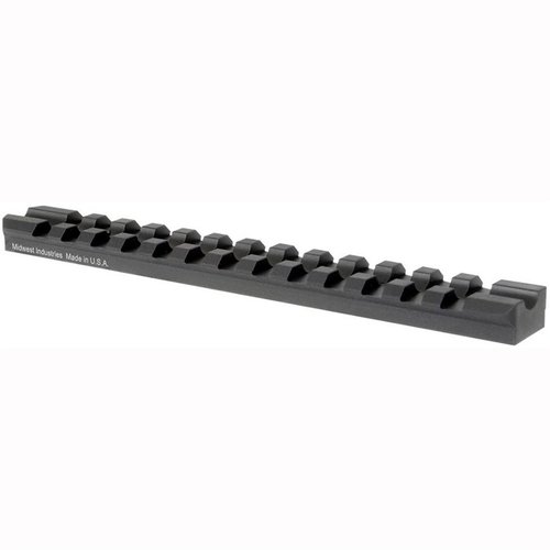 Jednodílná Picatinny Scope Rail z 6061 hliníku, 6 palců dlouhá, s doživotní zárukou, kompatibilní s Henry 30-30 a 45-70, váha 2.8oz.