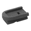Mantix X Magrails replace standard magazine floorplates, allowing MantisX attachment for enhanced training and holster draw practice on various firearm models.