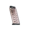 Heckler & Koch VP9SK 12-round magazine offers extreme impact resistance, easy disassembly, interchangeable base plates, and a translucent body for ammo visibility.