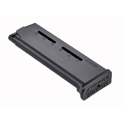 Wilson Combat's ETM magazine offers unmatched reliability, corrosion resistance, and innovative design for 1911 pistols, ensuring smooth operation and durability.