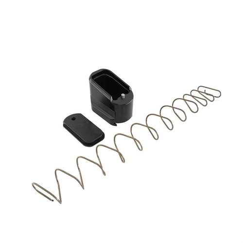S15 Magazine Extension adds 5 rounds to your Glock® G43X/G48, features easy access floor plate, durable aluminum build, and comes with a lifetime warranty.