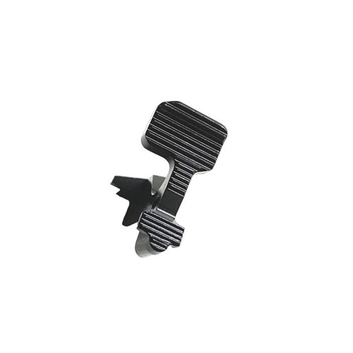 AR-15 ABC/R V3 Bolt Catch features larger, angled paddles for better access, tactile feedback, and options for various reloading techniques, enhancing usability.
