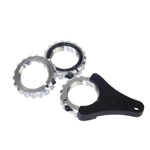 Lee ULTIMATE LOCK RINGS ensure a secure grip with no-slip torque splines and 'O' ring for anti-rotation, plus a handy lock-ring wrench for easy installation.
