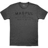 MAGPUL GO BANG PARTS CVC T-SHIRT LARGE CHARCOAL