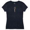 MAGPUL WOMEN'S HULA GIRL TRI-BLEND T-SHIRT NAVY 4X-LARGE