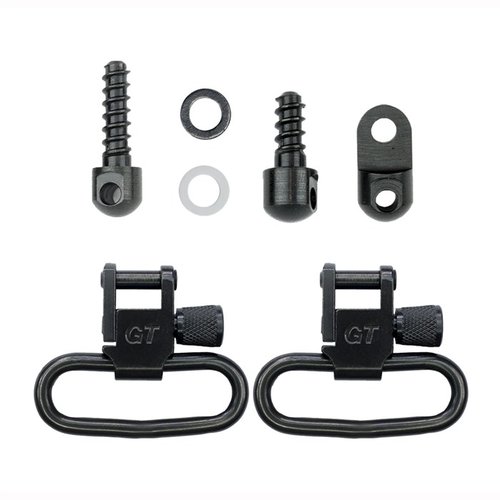 RUGER 10/22 1.25" SWIVEL SET offers a perfect fit for 10/22, .44 mag, and No. 3 carbines, featuring durable locking swivels and easy installation for marksmanship courses.