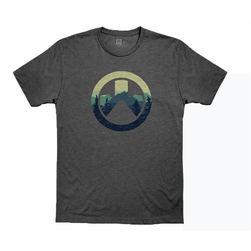 Enjoy comfort and durability with the MAGPUL Cascade Icon Logo T-Shirt, made from 60% cotton and 40% polyester, featuring a tag-less neck and double-needle stitching.