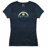 Enjoy comfort and durability with the Women's Cascade Icon Logo CVC T-Shirt, featuring a tag-less neck label, double-needle stitching, and a stylish crew neck.