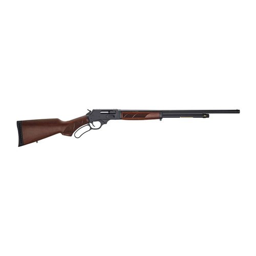 The Henry .410 Lever Action Shotgun features a 24" barrel, side gate loading, and rugged design, perfect for both beginners and specialists alike.