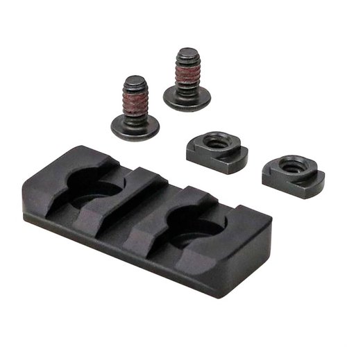 M-LOK Rail for compatible handguards, featuring 3 slots for bipods or grips, made from durable 6061-T6 aluminum, lightweight and easy to install.
