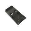 OPF-G, RMR offers a wider, steel adapter plate for reliable Trijicon RMR/SRO mounting on Glock MOS, ensuring stability, ease of installation, and uniform sight height.