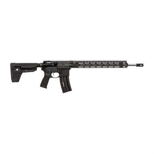 Bravo Company RECCE-18 MCMR 5.56 delivers unmatched accuracy with an 18" barrel, BCM stock, optics-ready Picatinny rail, and M-LOK handguard.