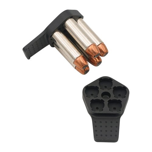 J-CLIP-R™ for Ruger LCR fits 5-shot J-frame revolvers in 38SP/357 Magnum, made from durable polyurethane for all environments, compatible with factory grips.
