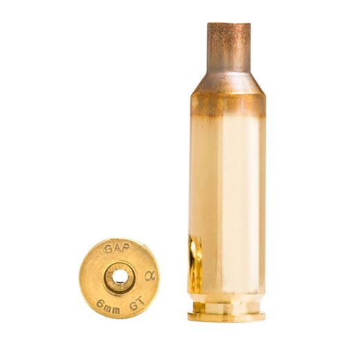 6MM GT BRASS offers optimized dimensions for low SD's, trouble-free feeding with standard magazines, and enhanced durability with OCD technology for consistent performance.