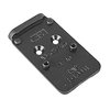 C&H Precision V4 MIL/LEO Glock Optic Mounting Plate offers durable 6061 aluminum construction, secure Torx screws, and RSF design for optimal red-dot sight placement.