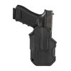 T-SERIES L2C HOLSTER offers thumb-activated retention, Master Grip drawing, and durable polymer construction for secure, reliable firearm access in any situation.