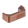 Steel enhanced magazine catch optimized for Shield Arms S15, features chamfered button, lower profile for concealed carry, and backed by a lifetime warranty.