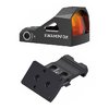 SWAMPFOX OPTICS REBEL 45 OFFSET DOT SIGHT MOUNT & LIBERTY GREEN DOT BLACK