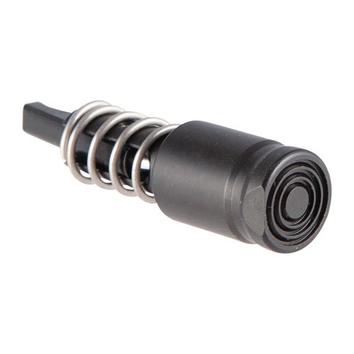 Discover the AR-15 Low Drag Forward Assist: a snag-free, rimless design for ambidextrous charging handles, crafted from durable 4130 steel with a sleek black nitride finish.