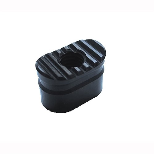 The AR .308 Enhanced Magazine Release features a curved, serrated button for better grip, easy press, and is machined from durable 4140 steel for reliability.