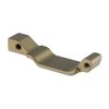 AR-15 Enlarged Triggerguard in OD Green offers a robust 7075 aluminum build, enhanced space for gloved fingers, and a secure set screw for stability.