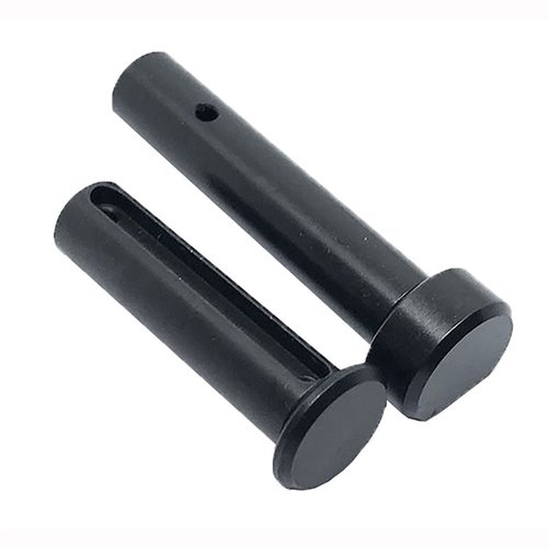 PF-040 AR-15 takedown pins offer extra length for easy grip, superbly crafted from 17-4 PH SS for durability, enhancing functionality without compromising aesthetics.