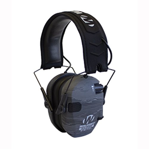 RAZOR DIGITAL EAR MUFFS offer advanced digital circuitry for clear sound, active noise suppression, ergonomic design, and 360-degree sound pickup for ultimate comfort.