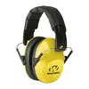Walkers Pro Low-Profile Folding Muffs are lightweight, compact, provide 22 dB noise reduction, and feature comfortable PVC padding for all-day wear.