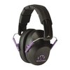 Walkers Pro Low-Profile Folding Muffs are lightweight, compact, and provide 22 dB noise reduction, ensuring comfort and protection for all-day shooting.