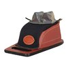 Edgewood's Original Rear Bag offers stability with a multi-layered donut base, reinforced leather, and heavy nylon, weighing 10-14 lbs for optimal benchrest shooting.