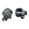 FOUR HOLE SKELETON RINGS offer maximum holding power with four Torx screws, lightweight 6061 T6 aluminum, and durable Type III hard-coat anodizing for reliable optic mounting.