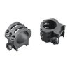 Weaver's Six-Hole Picatinny Rings offer max security with six screws, improved crossbolt design, Type III anodized finish, and no-strip Torx screws for tactical precision.