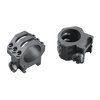 Weaver's Six-Hole Picatinny Rings offer max security with six screws, improved crossbolt design, Type III anodized finish, and no-strip Torx screws for reliable performance.