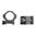 WEAVER 30MM SIX-HOLE PICATINNY RINGS, HIGH