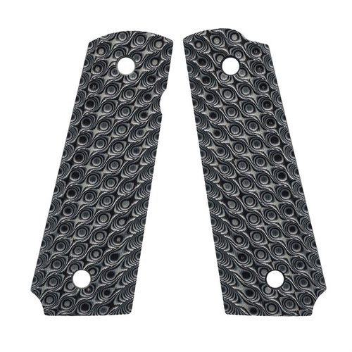VZ Hydra 1911 grips offer a monstrous grip with deep texture for aggressive purchase, fitting popular full-size models and enhancing performance in any shooting scenario.