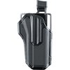 Blackhawk Omnivore holster fits 150+ semi-auto pistols with rail, offers Level 2 retention, adjustable thumb release, and minimizes wear on your firearm.